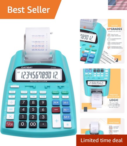 Printing calculator with - calculator, tape