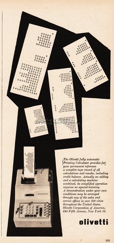 1952 olivetti fully automatic - 1952,